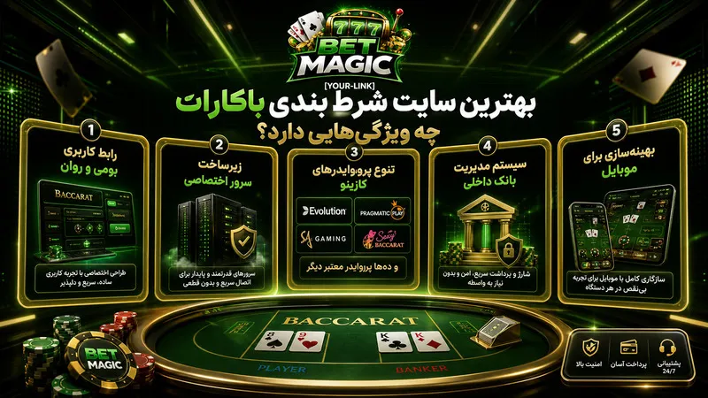 بهترین سایت شرط بندی باکارات چه ویژگیهایی دارد؟