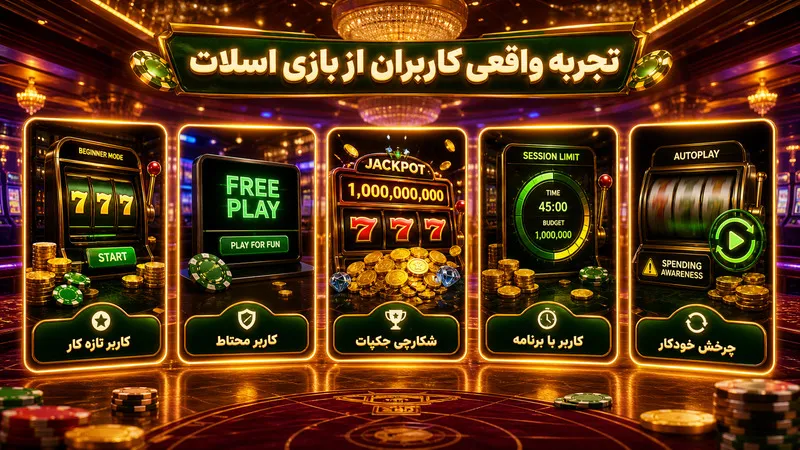 تجربه واقعی کاربران از بازی اسلات